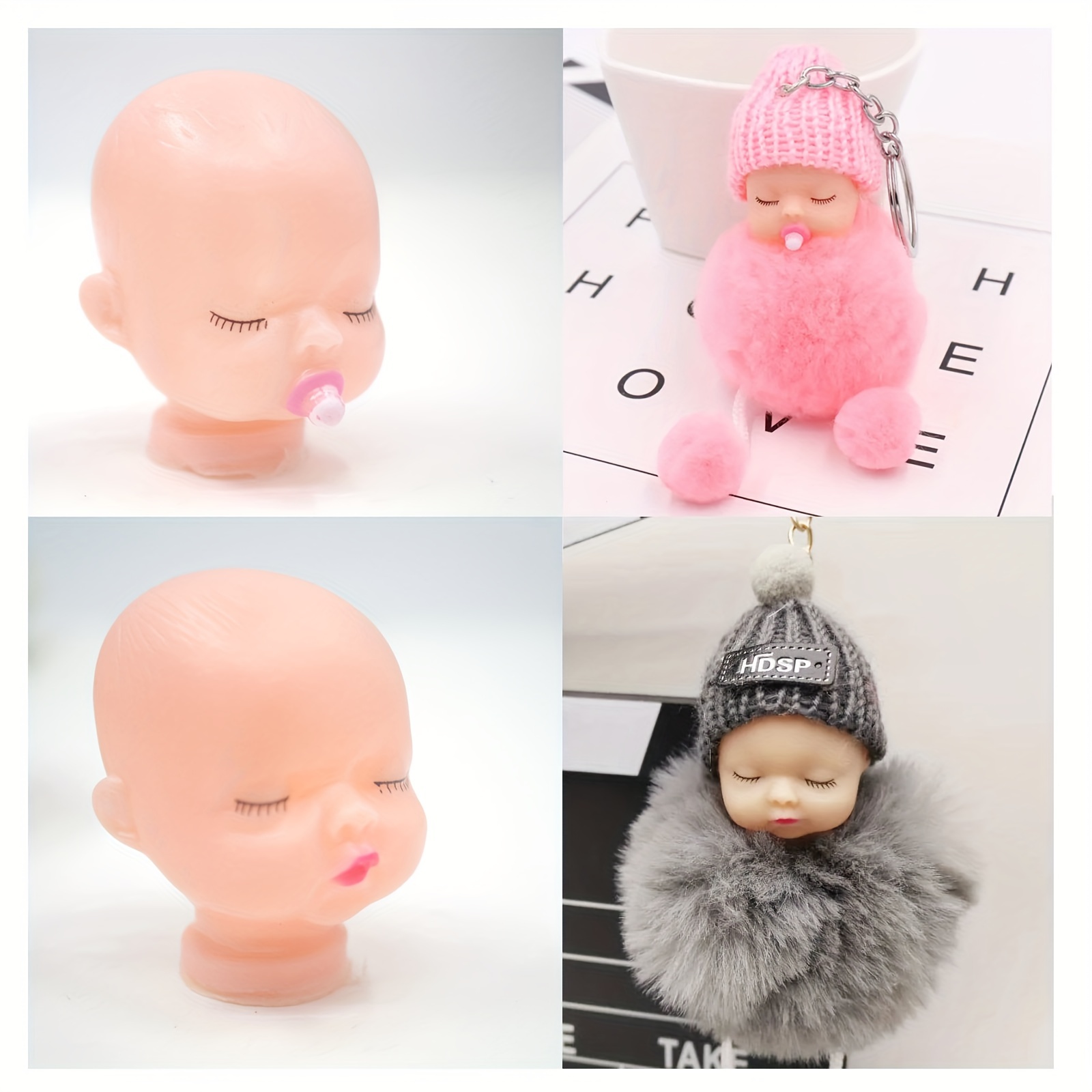 Plastic doll heads for sales crafts