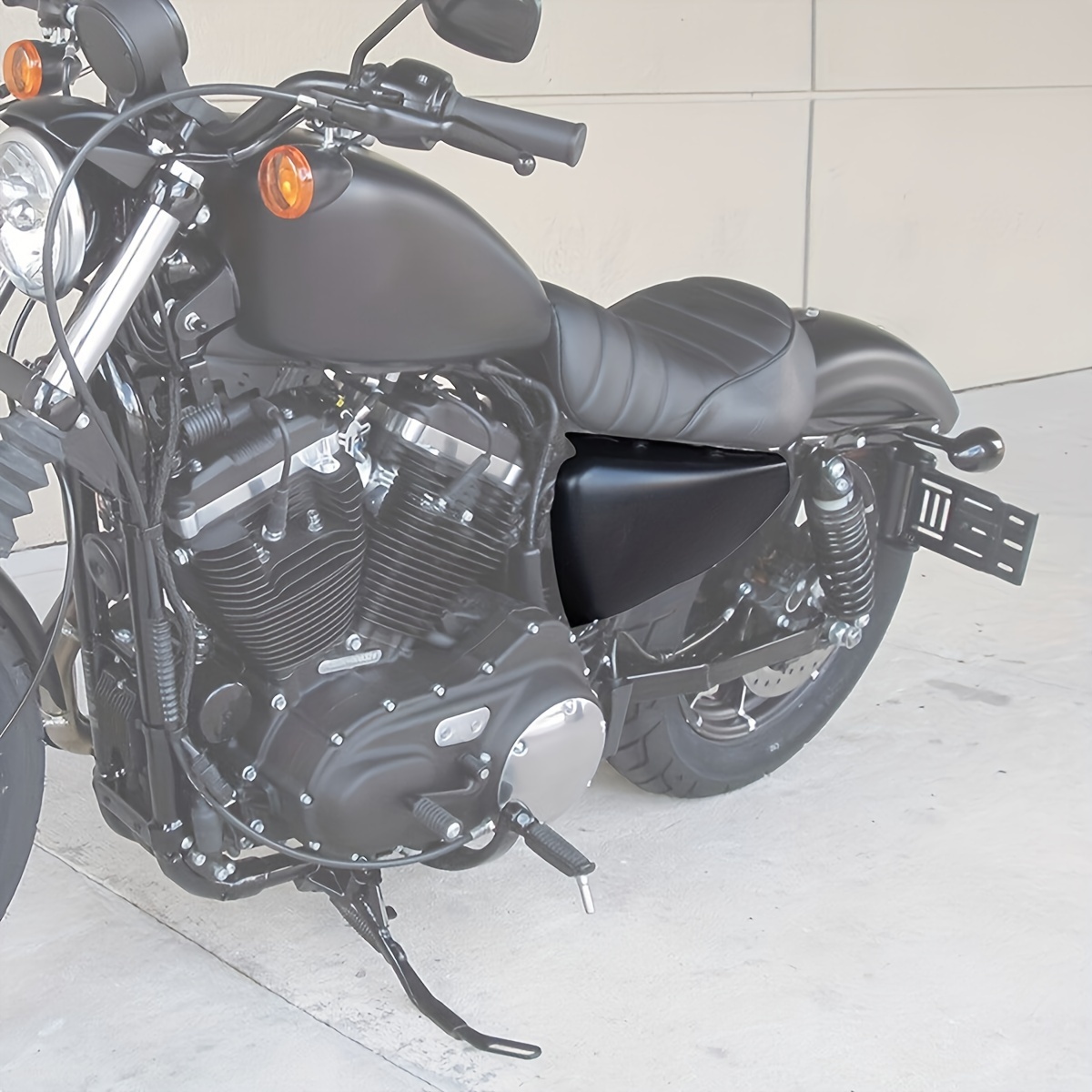 オートバイ黒左バッテリーサイドカバースポーツスター XL883 XL1200 1200 883 2014 以降 - Temu Japan