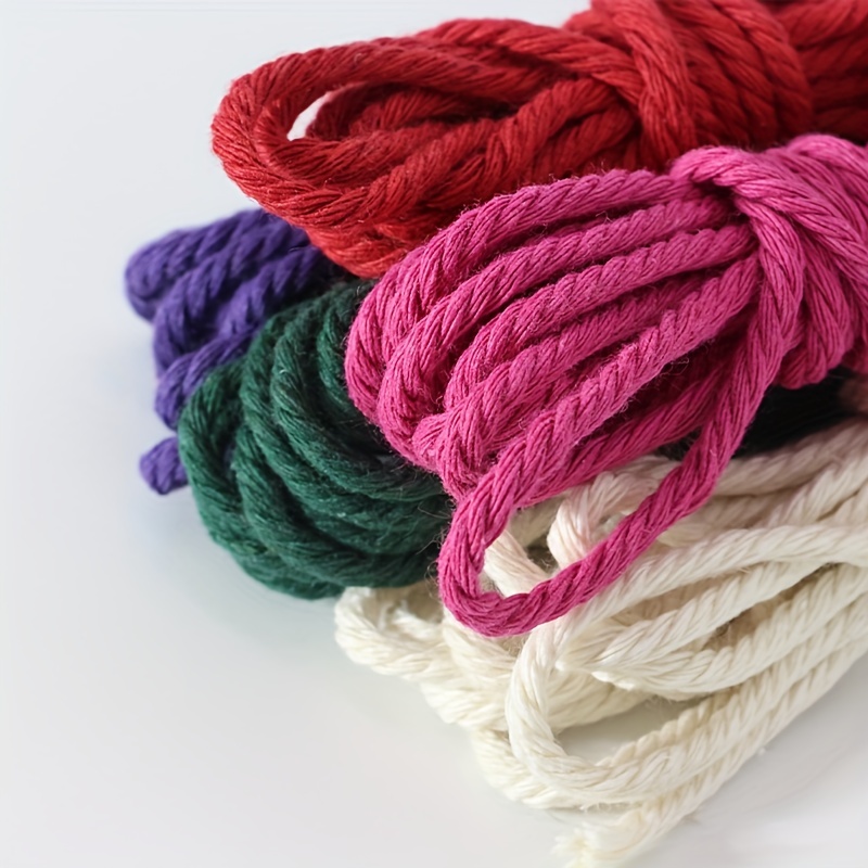 Cotton Rope Natural Cord Diy Arts Crafts Christmas Wrapping - Temu