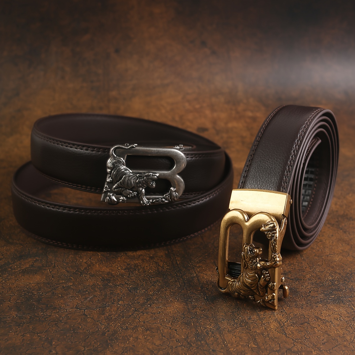 Temu Men's Fashion Casual Leather Belt
