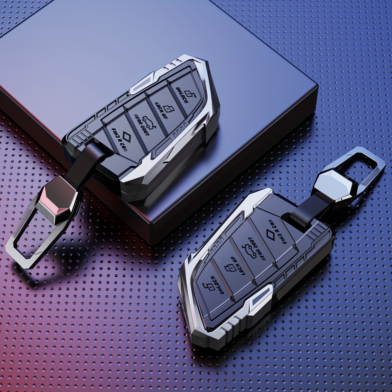 M Style Luminous Alloy Car Key Fob Case For BMW 5 7 Series X1 X2 X3 X4 X5  X6 X7