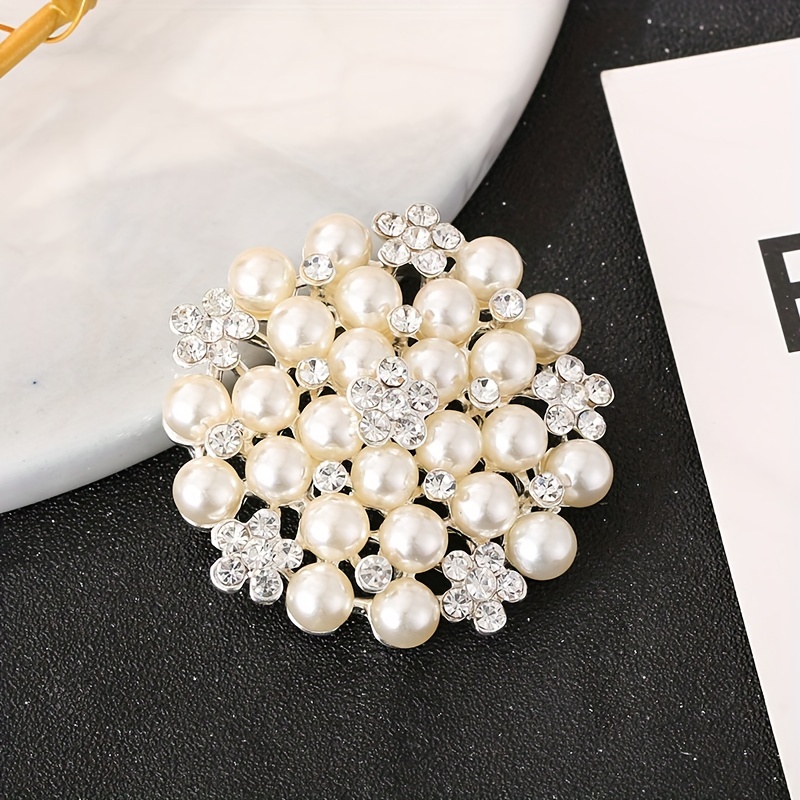 Hot Sparking Rhinestone Inlaid Crown Brooches For Women - Temu