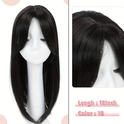 womens top hairpiece for covering white hair and volume top hair extension for thinning hair