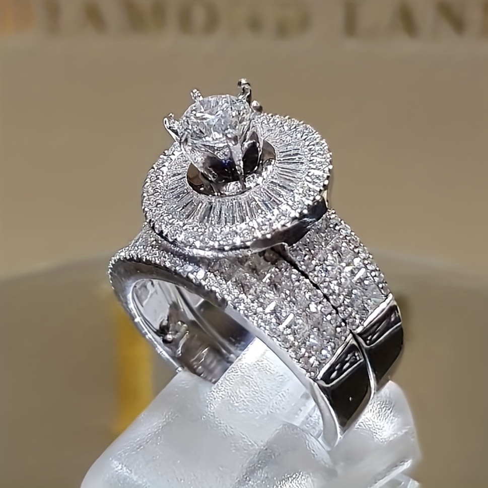 Diadème mariage de luxe diamant Zircon Eveline