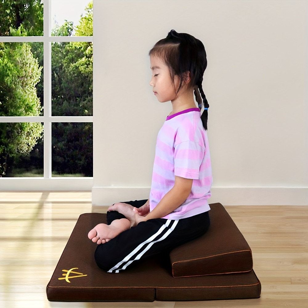 1 Set Yoga Meditation Kudde Yoga Bolster Meditation Mat Set - Temu