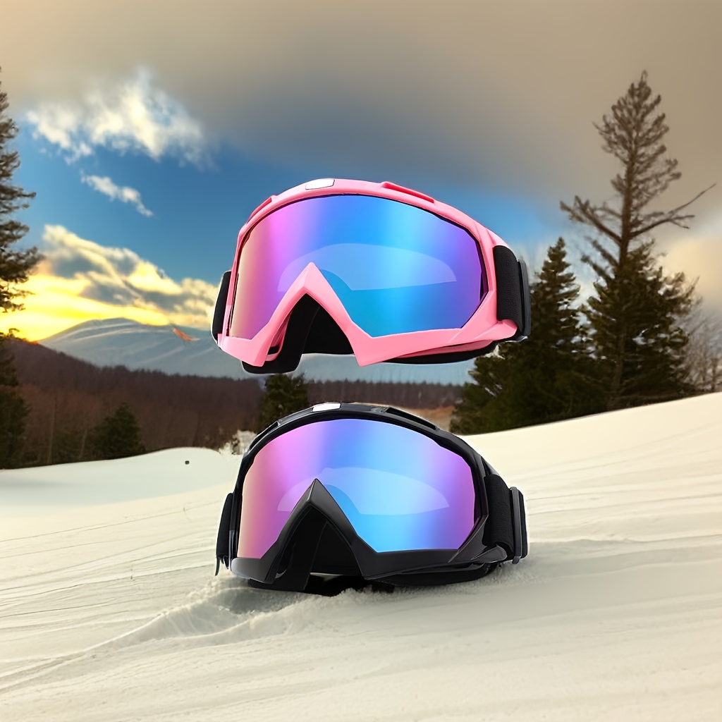 2 gafas de esquí de nieve gafas de snowboard para - Temu