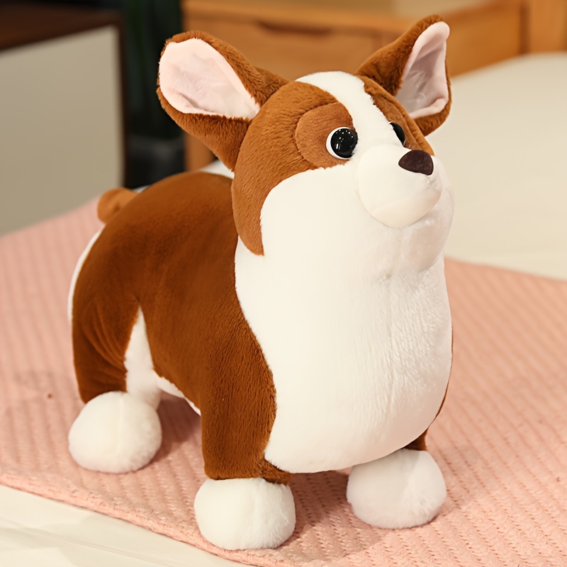 Cute Corgi Dog Shaped Plush Pillows Soft Toys Doll Vent Corgi Dog