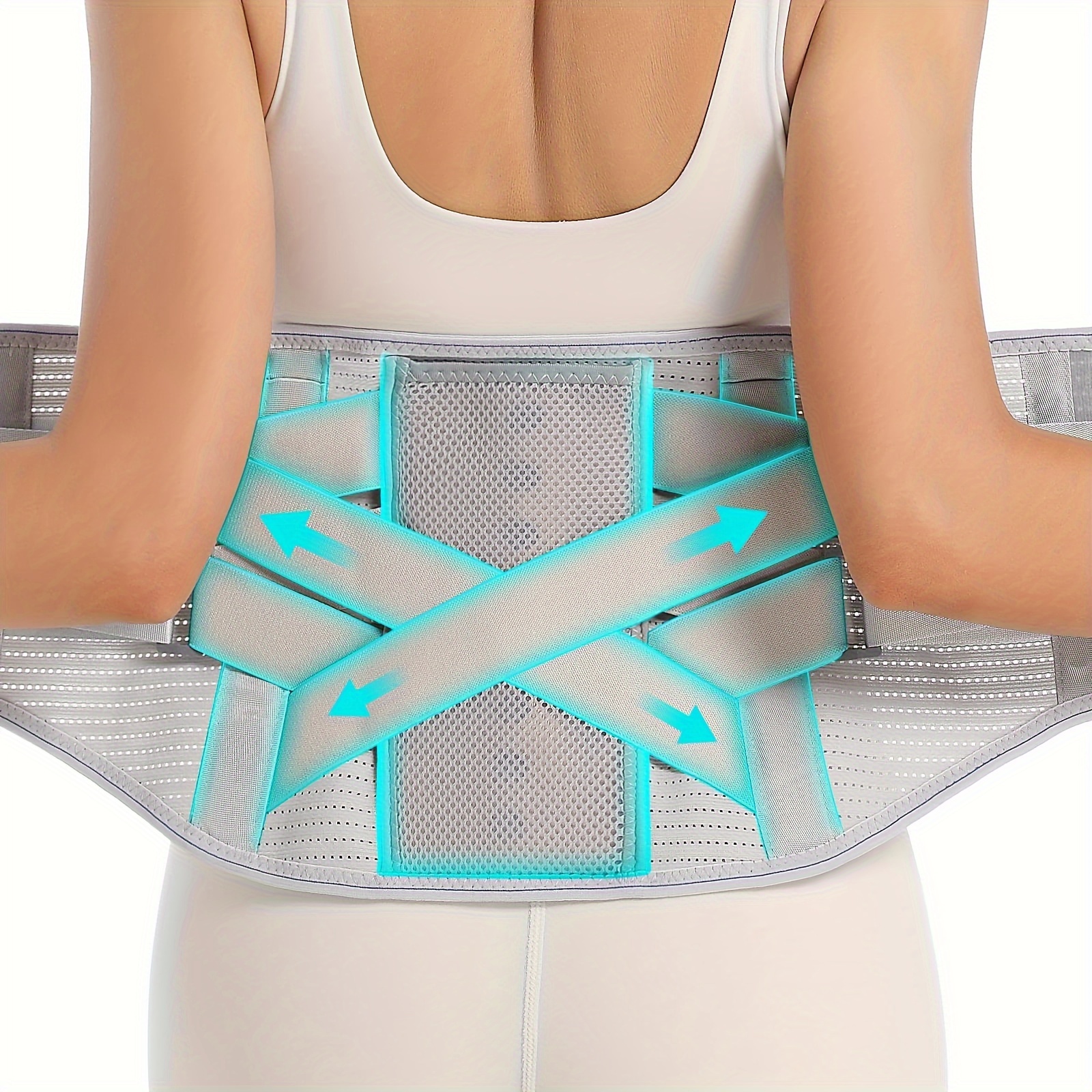 NEENCA Back Support Brace, Adjustable Lumbar Support for Pain