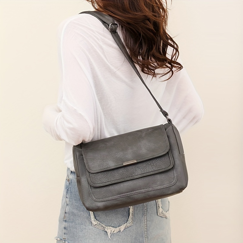 Minimalist Leather Small Satchel