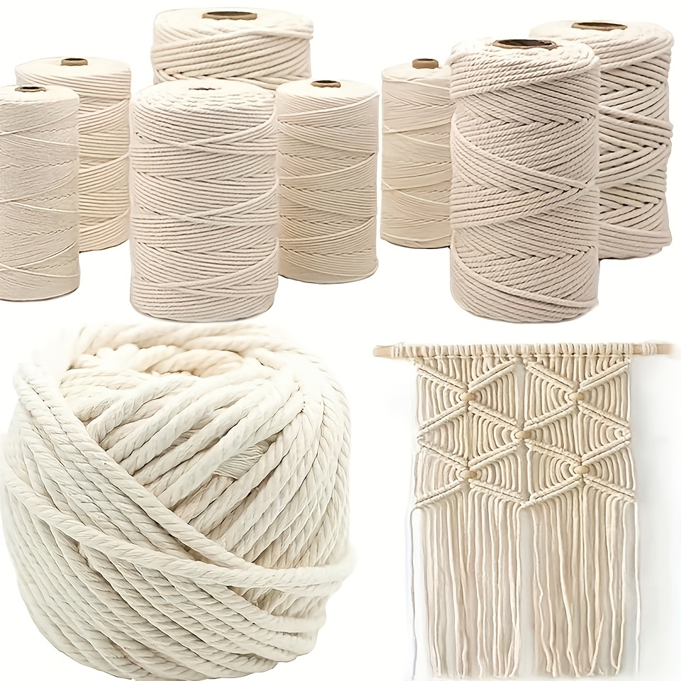 Cotton Rope Natural White Cotton Rope Thick Rope Decorative Rope Soft Rope  Hanging Rope Core Yarn Rope Bundle Rope Thread - Temu Philippines