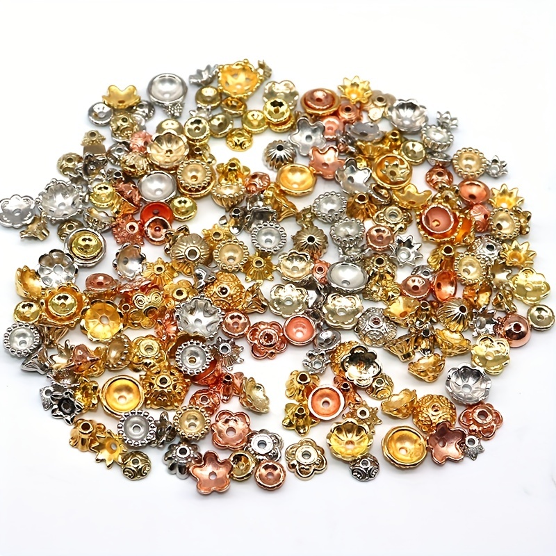 Plastics Bead Golden Silver Color Ccb Charms For - Temu United Kingdom