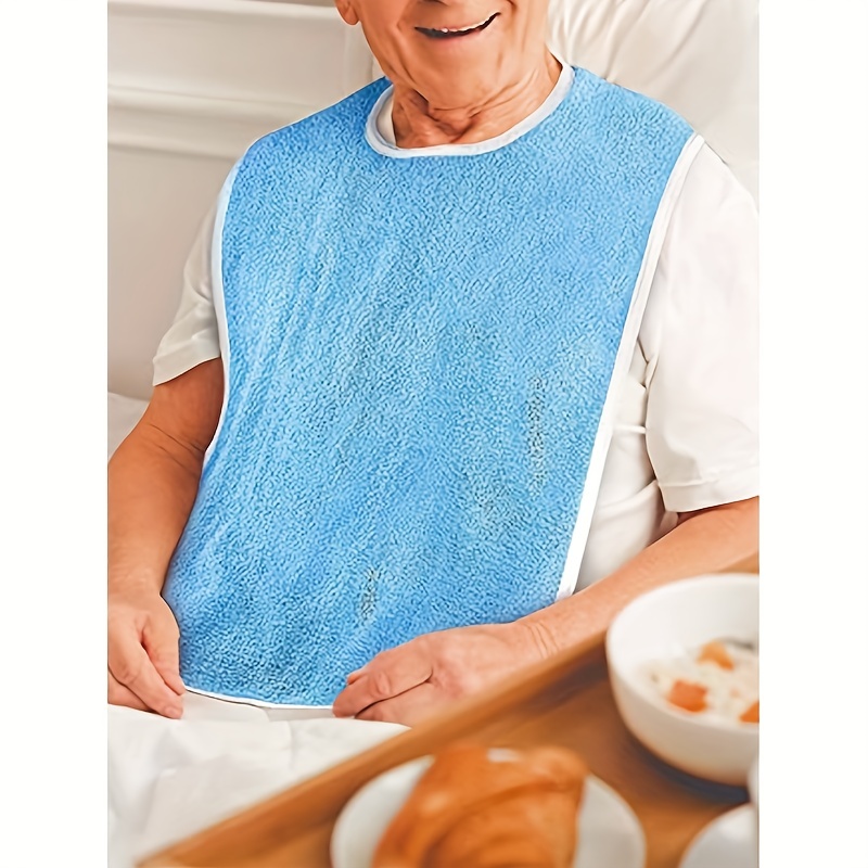 

Unisex Adult Anti-stain Eating Bib - Keeps Clothes Clean & Dry While Eating