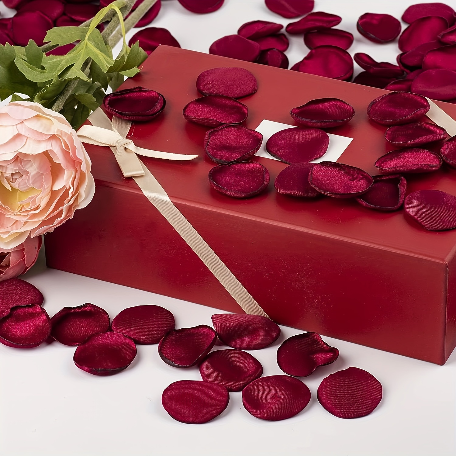 Pétalos de rosa para boda, Pétalos de flores, Decoración de boda, Pétalos  de rosa de corazón de arpillera -  México