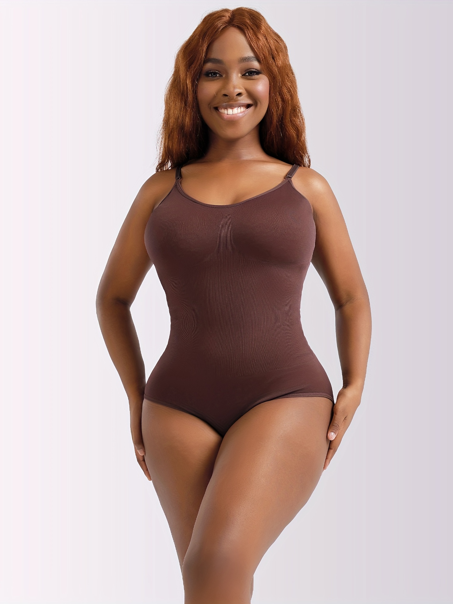 Women Full Body V Neck Tummy Control Shaper Bodysuit– Curvypower