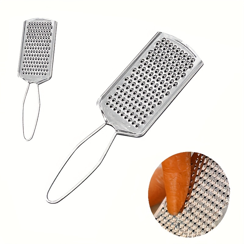 ALLTOP Food Graters for Cheese,nutmeg,potato,ginger and Garlic,hand-held Stainless Steel Zester for Kitchen - Multi-Purpose Gadgets,set of 3 Grinders