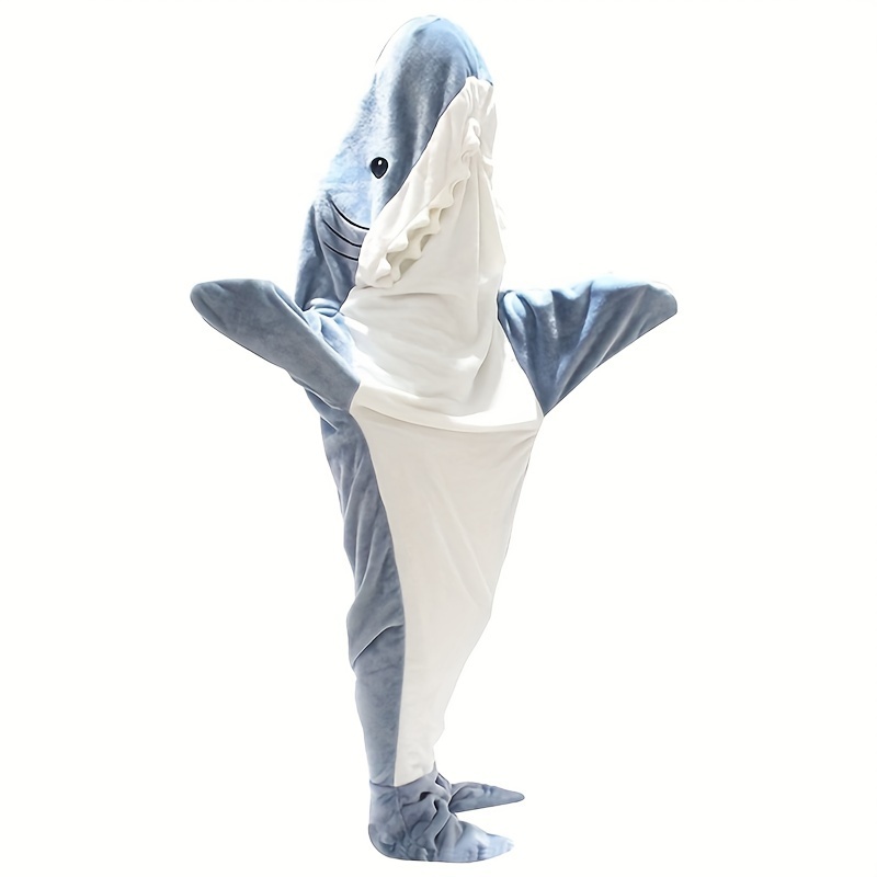 Combinaison requin 3D à capuche pyjama nouveau-né