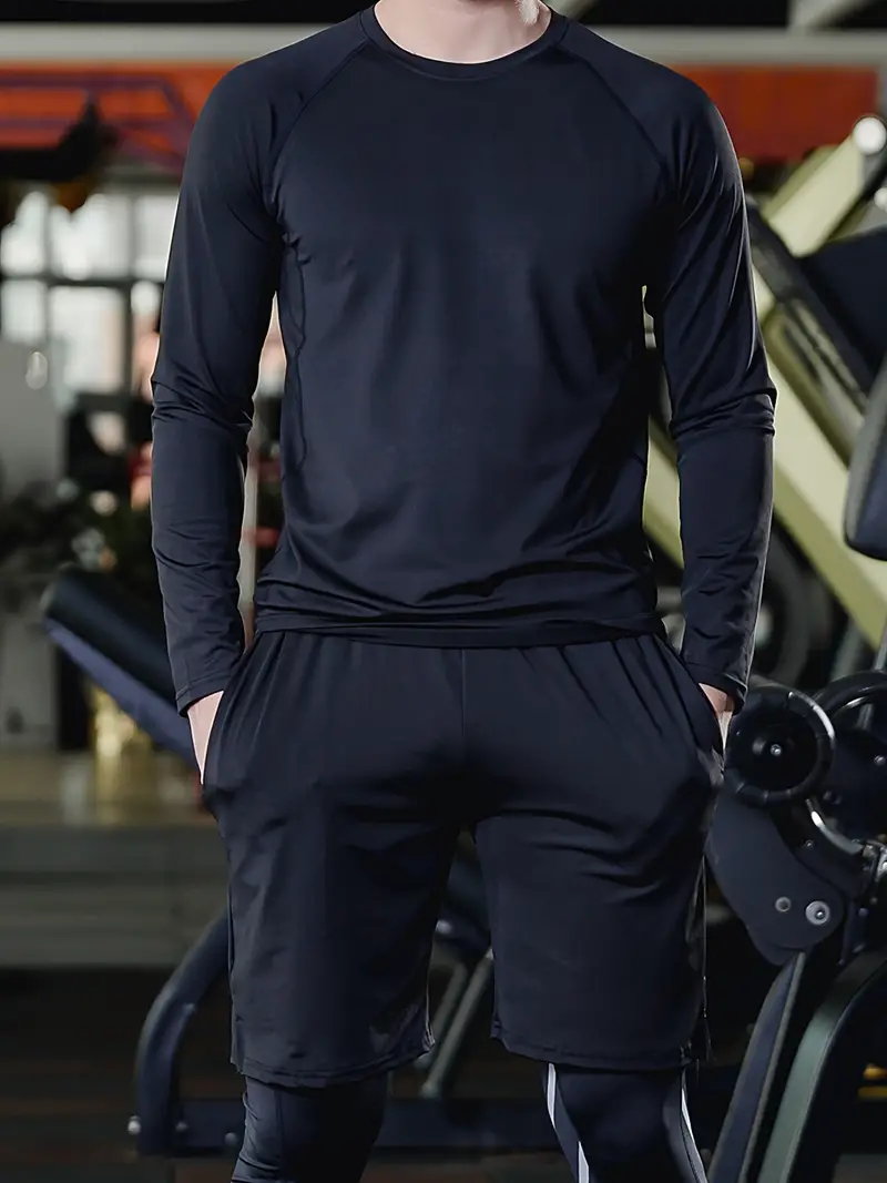 Men's Long Sleeve Athletic & Workout Shirts