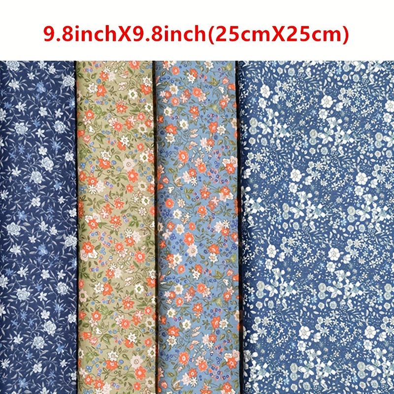 Cotton Fabric Squares Quilting Sewing Floral Precut Fabric - Temu