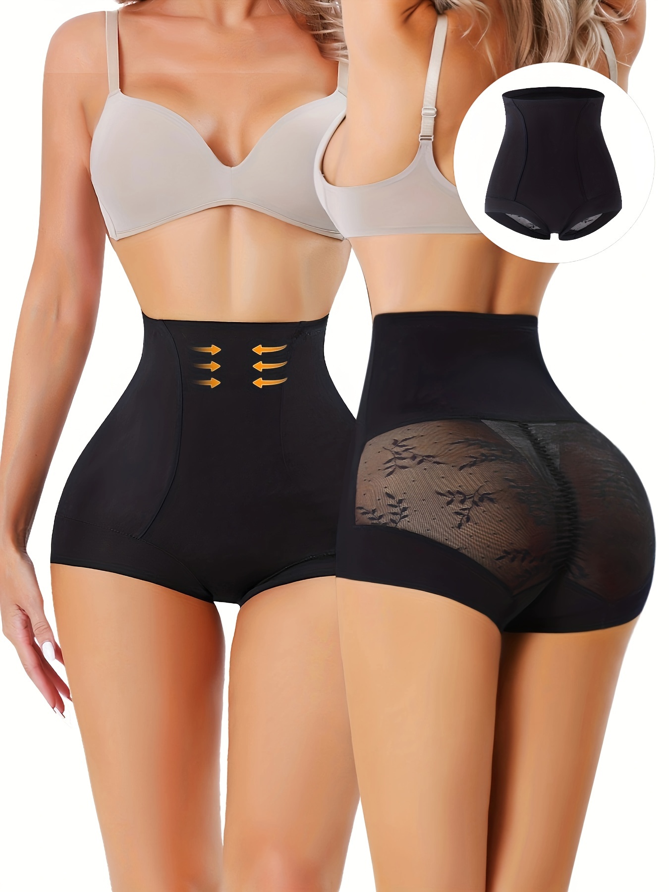 Cheap Women 9 Breasted High Waist Crotchless Bodysuit Shapewear Booty  Lifter Compression Underwear Belly Control Slimming Body Shaper