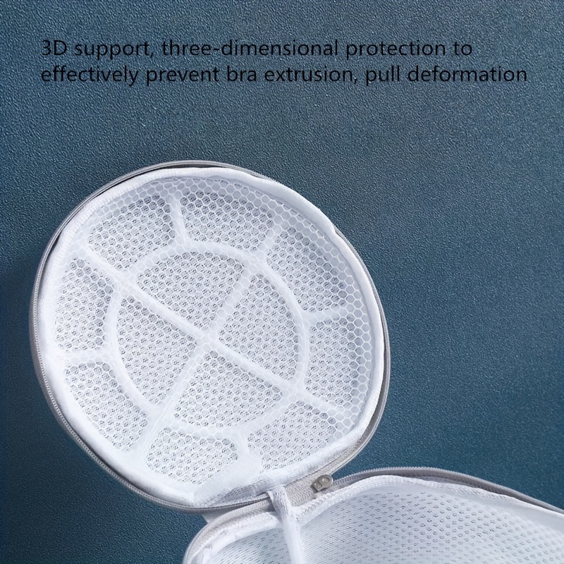 Mesh Underwear Washing Bag Zipper Reusable Foldable Laundry Bag