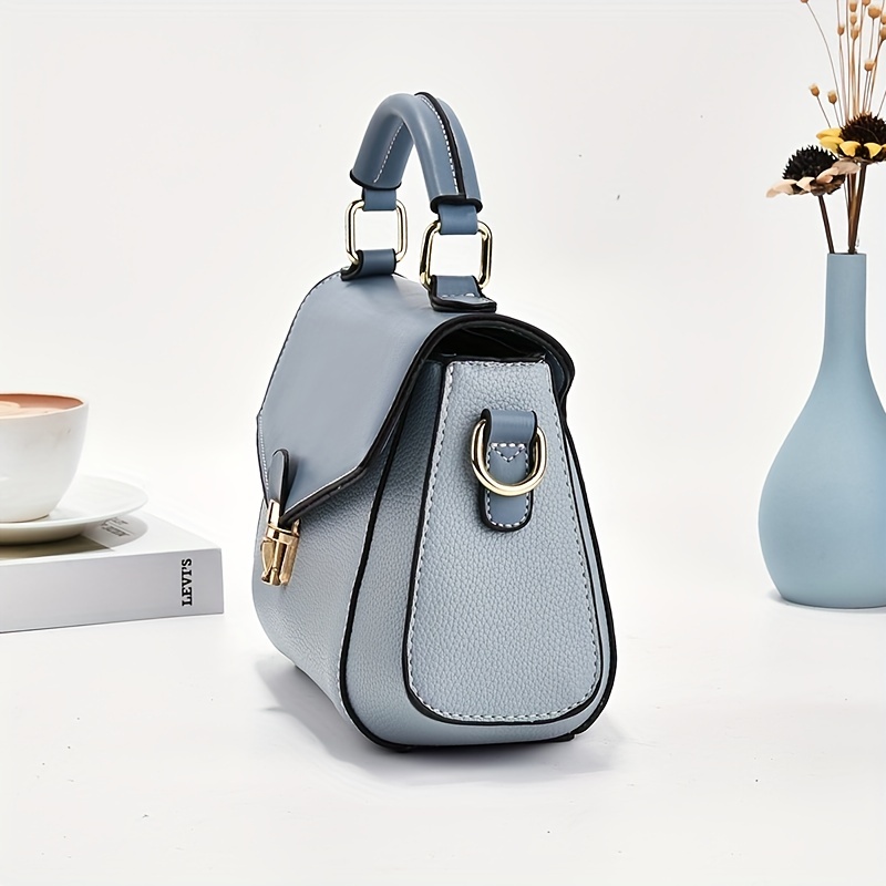 Elegant Simple Square Shoulder Bag All Match Satchel Bag Stylish