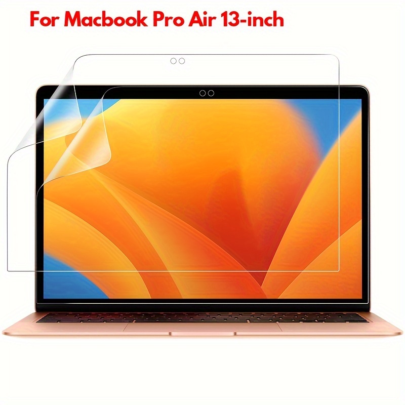 Protection d'écran en verre pour MacBook Pro 13 2022-2016 et MacBook Air  13 2021-2018 (MacBook Pro 13 M2 M1 A2338 A2289 A2251 A2159 A1706 A1708, Mac