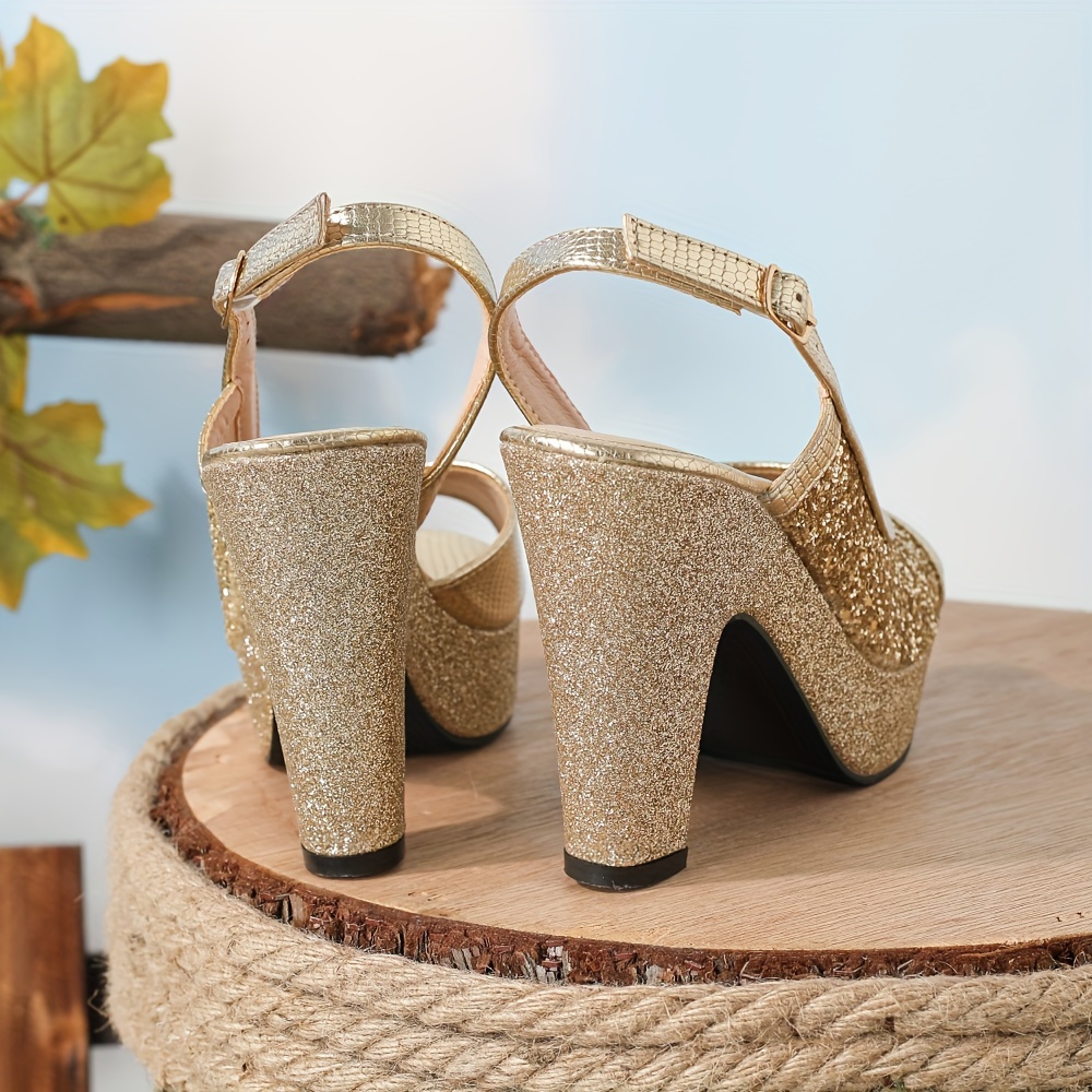 Glitter heels for women hotsell