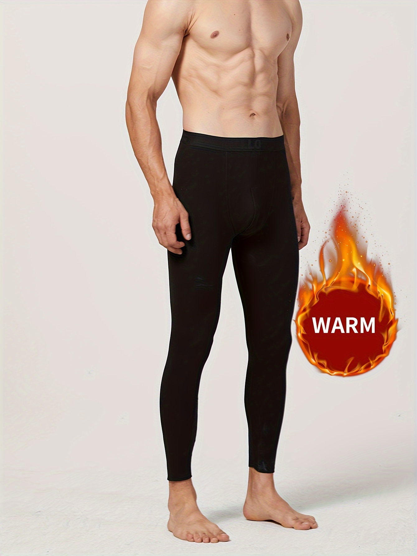 Men's Autumn Winter Thermal Compression Pants Athletic - Temu