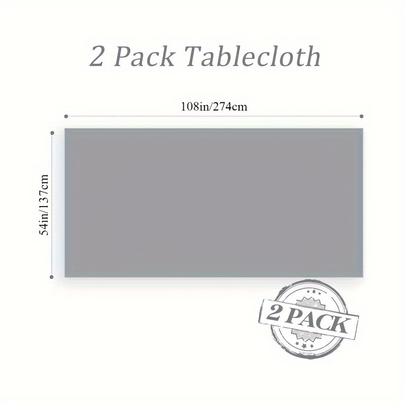 Mantel Rectangular Plástico Color Sólido 40x106in Mantel - Temu
