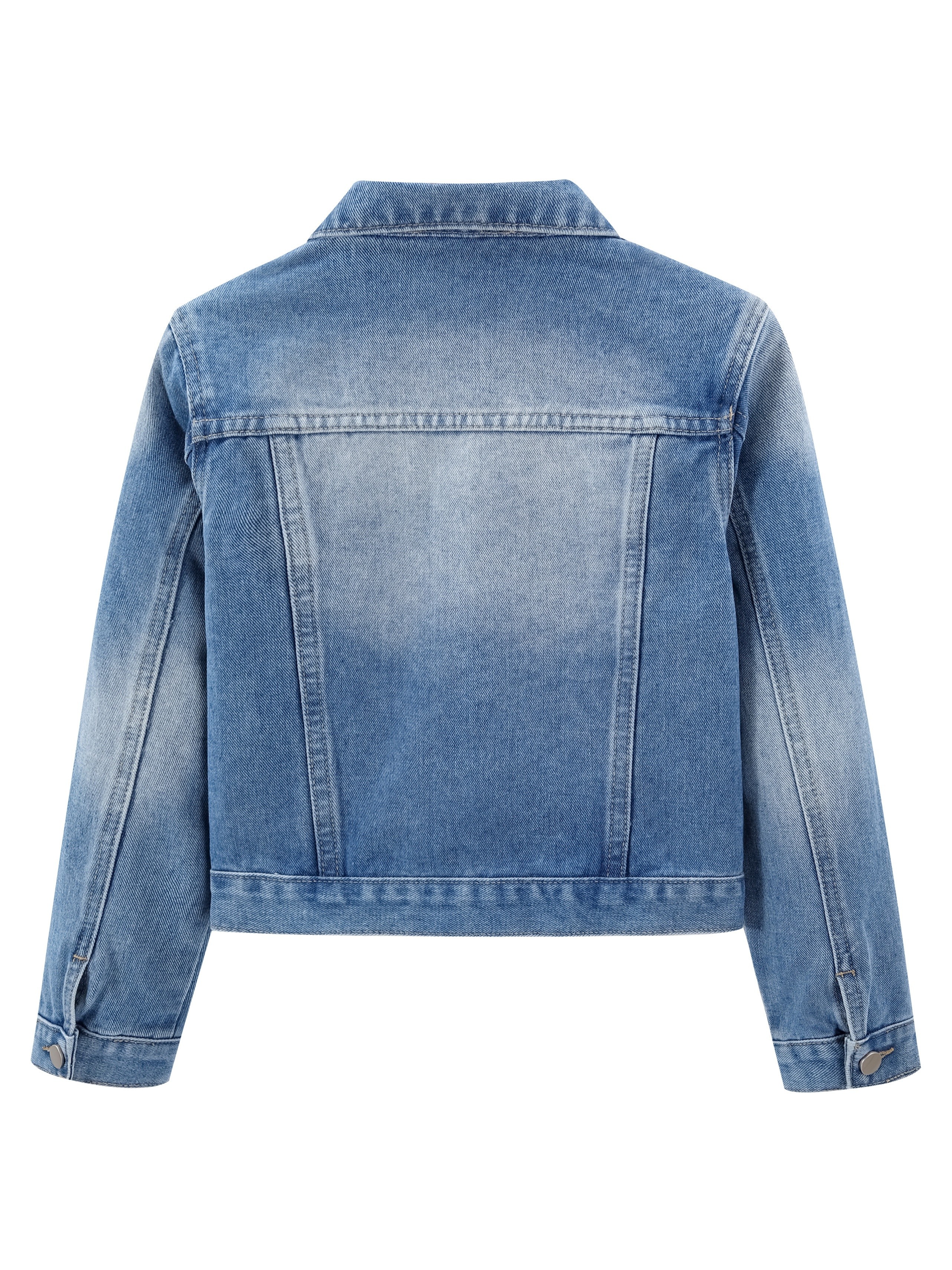 Ripped jean best sale jacket for girls