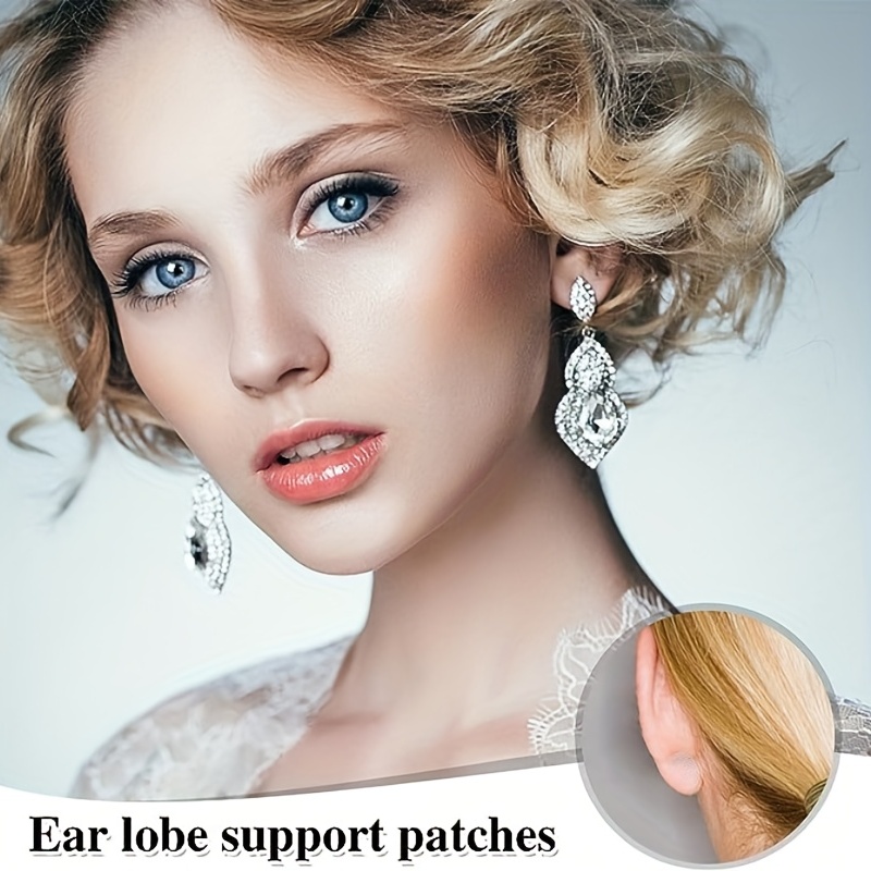 Ear Lobe Support Patches, Earring Support Patches Large Earrings Support  Sticker Reduces Strain Ear Patches for Men Women Long Time Wear Earrings  (PACK OF 1) 