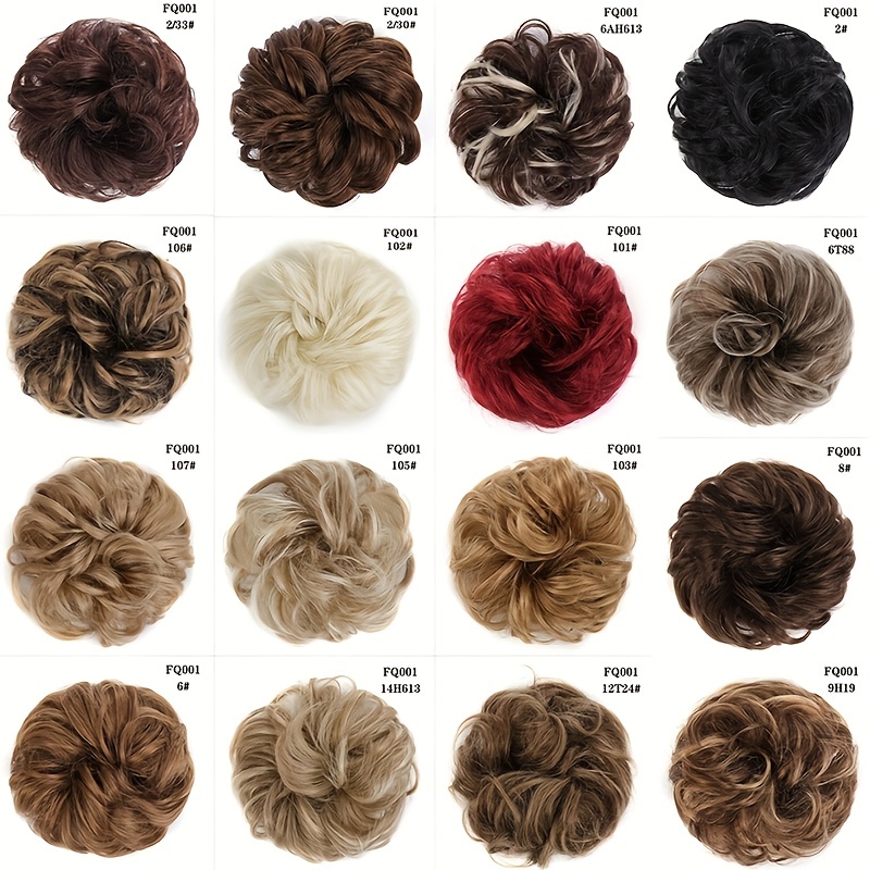 Synthetic Wavy Curly Chignon Ponytail Hair Extensions