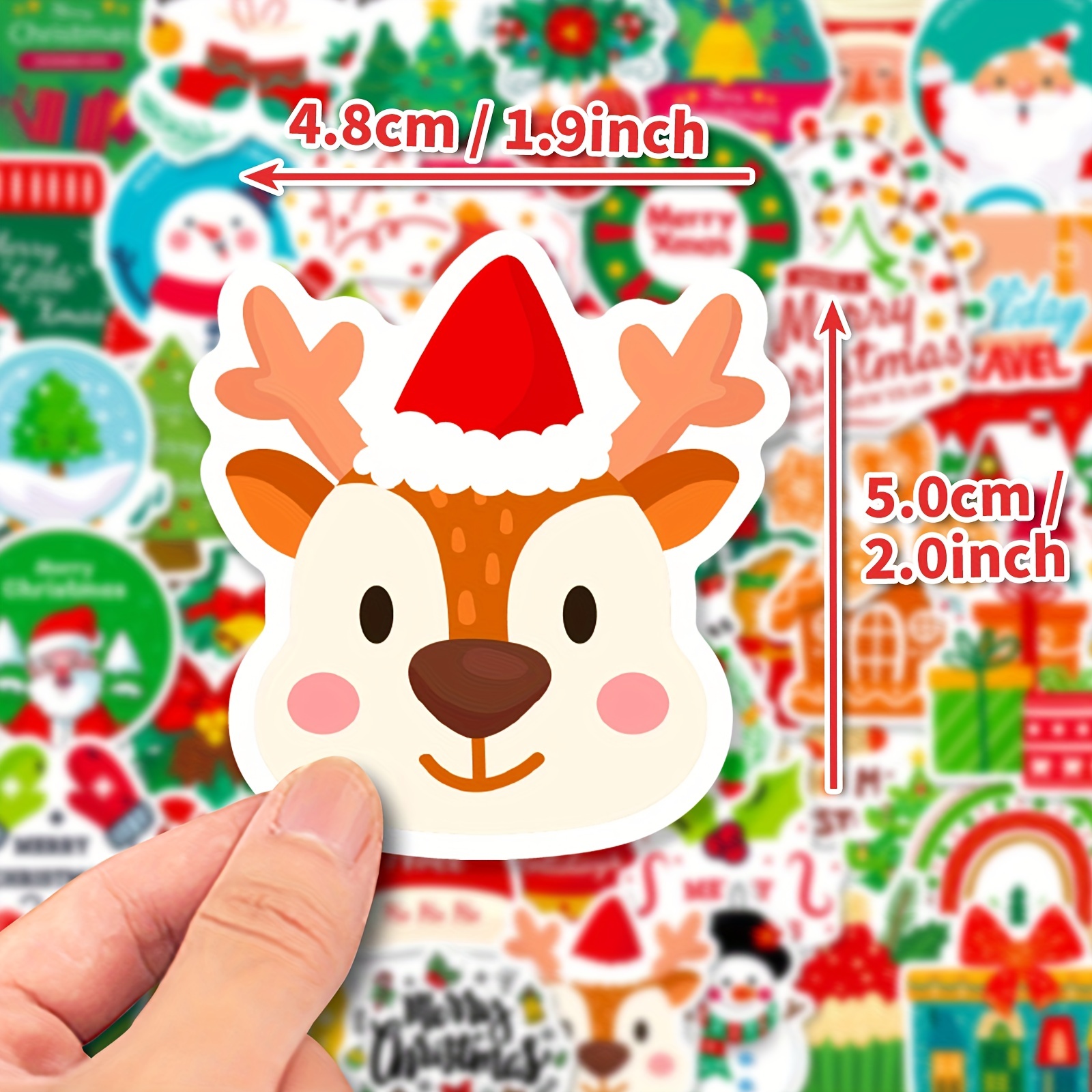 Christmas Stickers New Arrival Santa Claus Stickers - Temu