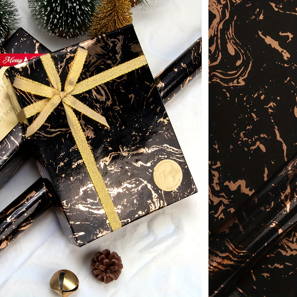 1 Roll, Black Gift Wrapping Paper Abstract Textured Prints Packing Paper  Birthday Presents Wrapper Valentine's Day Souvenirs Packaging Supplies,  Wrapping Paper, Tissue Paper, Flower Bouquet Supplies, Gift Wrapping Paper,  Flower Wrapping Paper