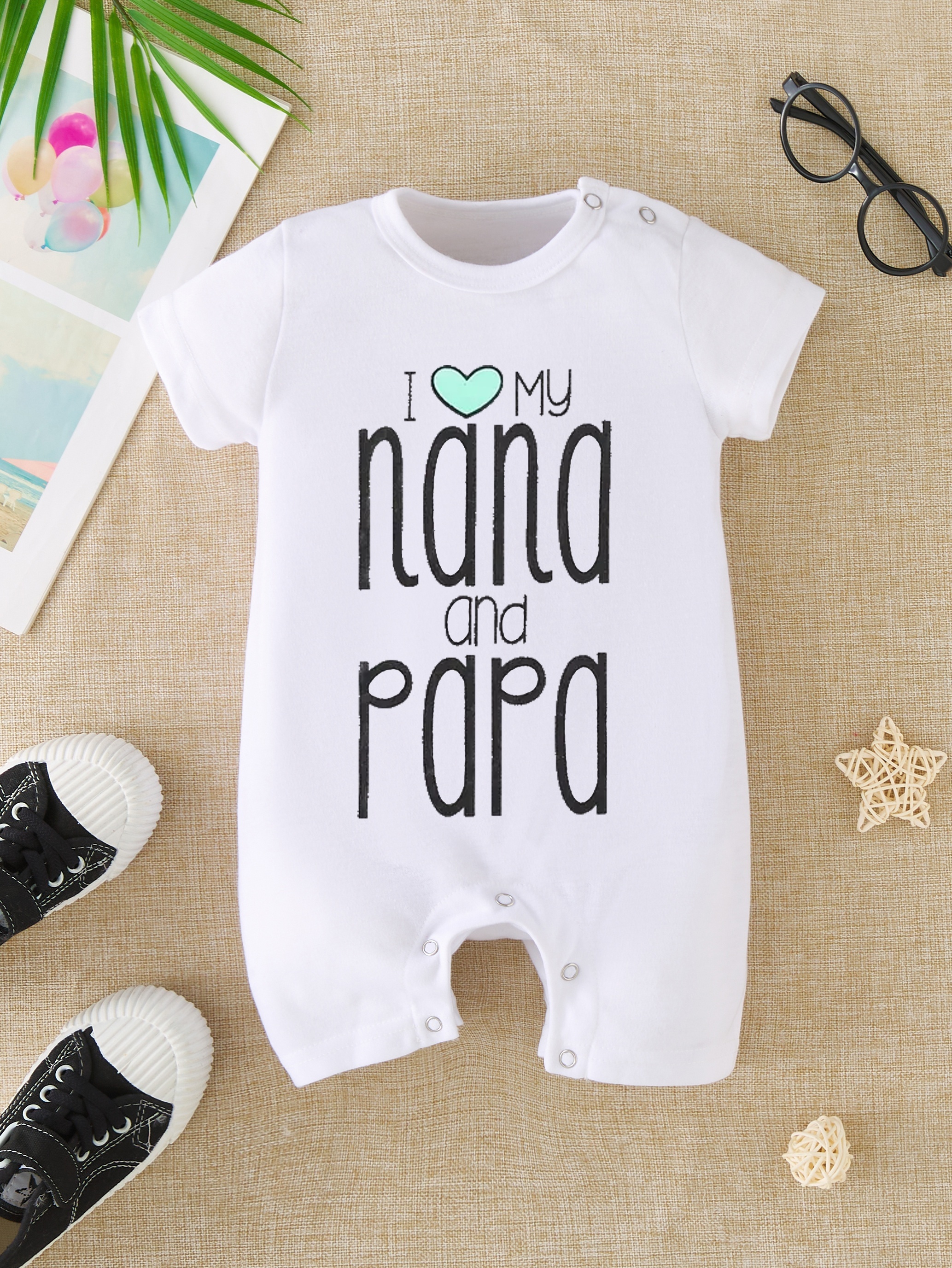 Pagliaccetto per neonati neonato vestito per bambini cose per bambini  tutina abbigliamento cotone nonna Love Me