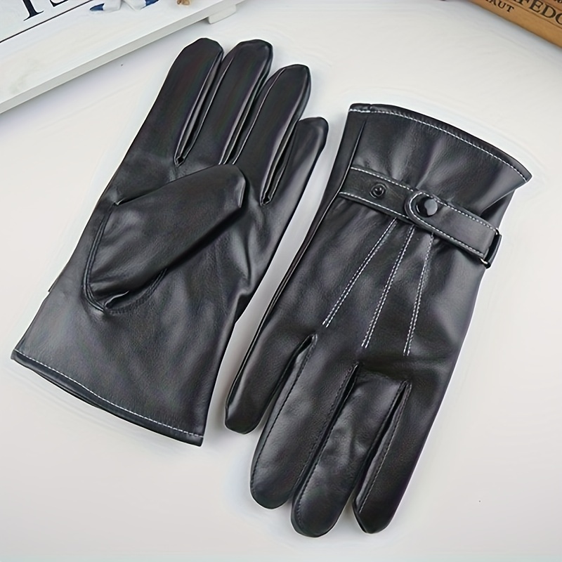 1 Paar Herren-klassiker-dreifinger-touchscreen-handschuhe, Weiche