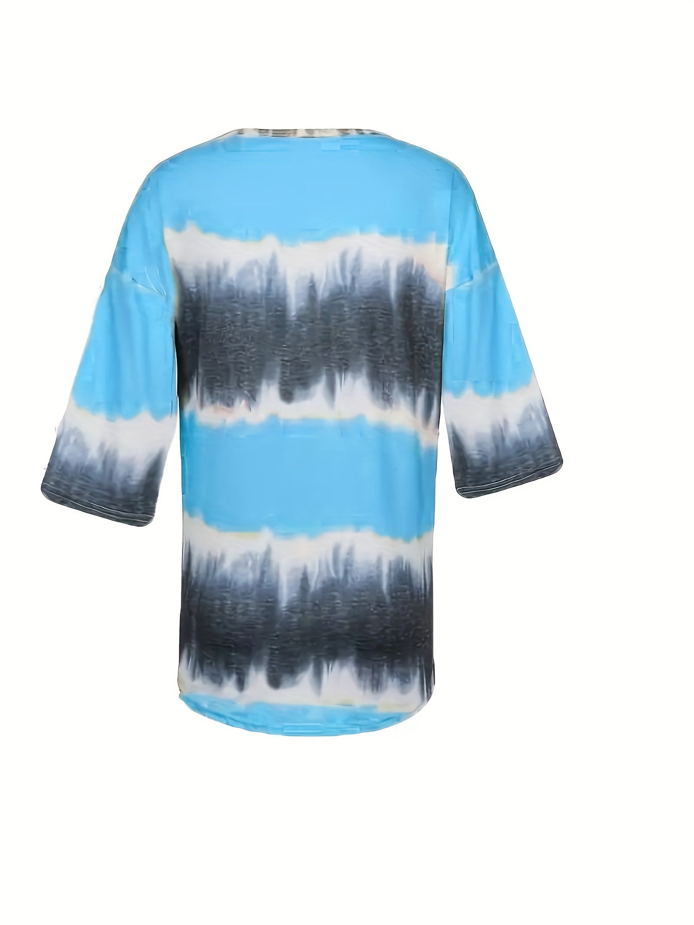 Plus Size Casual T shirt Women's Plus Tie Dye Short Sleeve - Temu