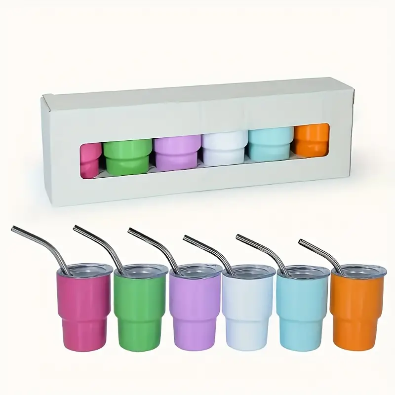 Stainless Steel Insulated Mini Tumblers Water Cups With Lid - Temu