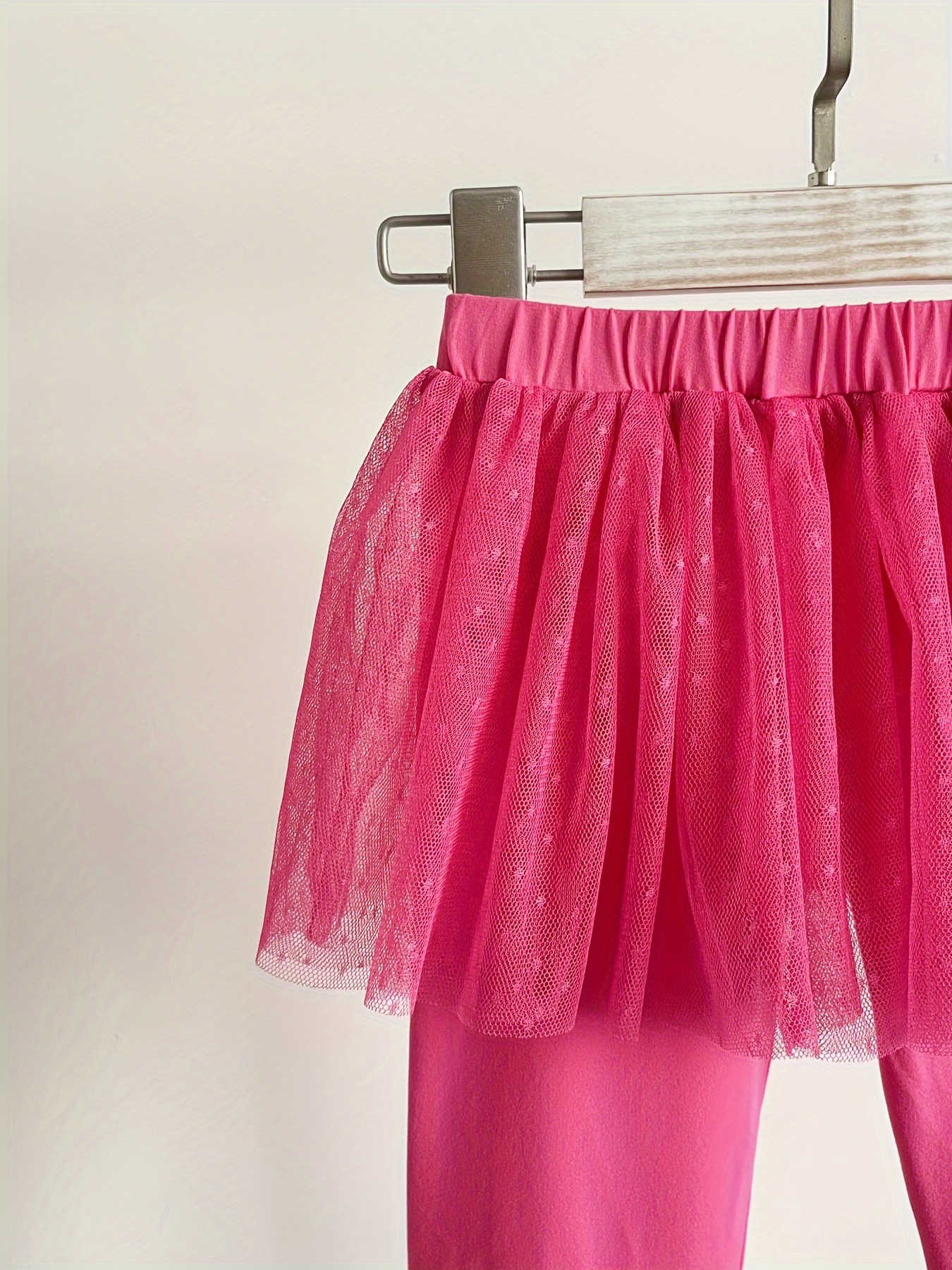 Hot Pink Girls Skirt Leggings
