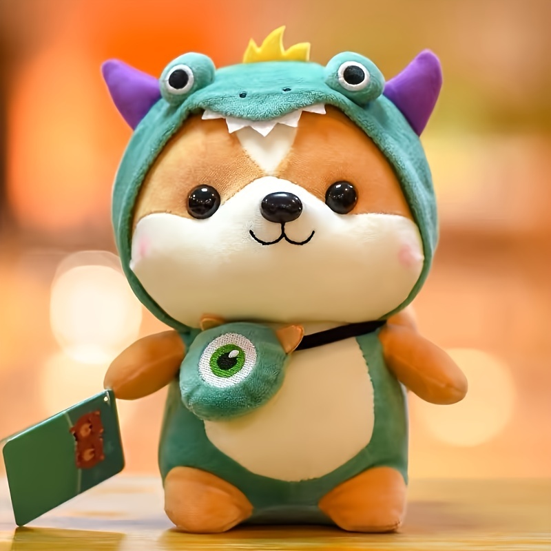 Corgi Dog Plush Toy Cute Cartoon Cute Stuffed Soft Doll - Temu