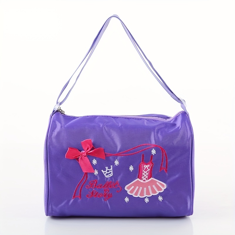 Ballet Skirt Bow Decor Bag Girl Package Bag Costume Temu