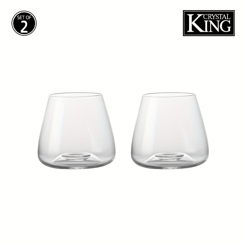 Lead-free Crystal Drinking Glasses Set - Hand-cutting Everyday Drinkware  For Cocktails, Iced Coffee, Ice Tea - Dishwasher Safe - Temu