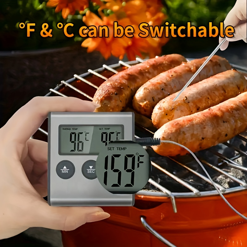 Thermomètre à viande numérique - Couverts pour barbecue