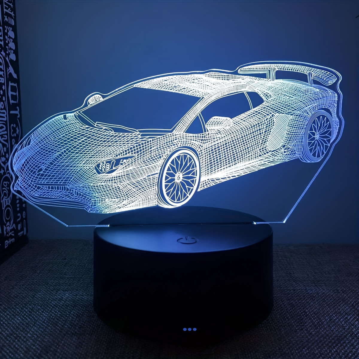LED-Auto Mittelfinger Gesten licht Multifunktions-Warnleuchte drei