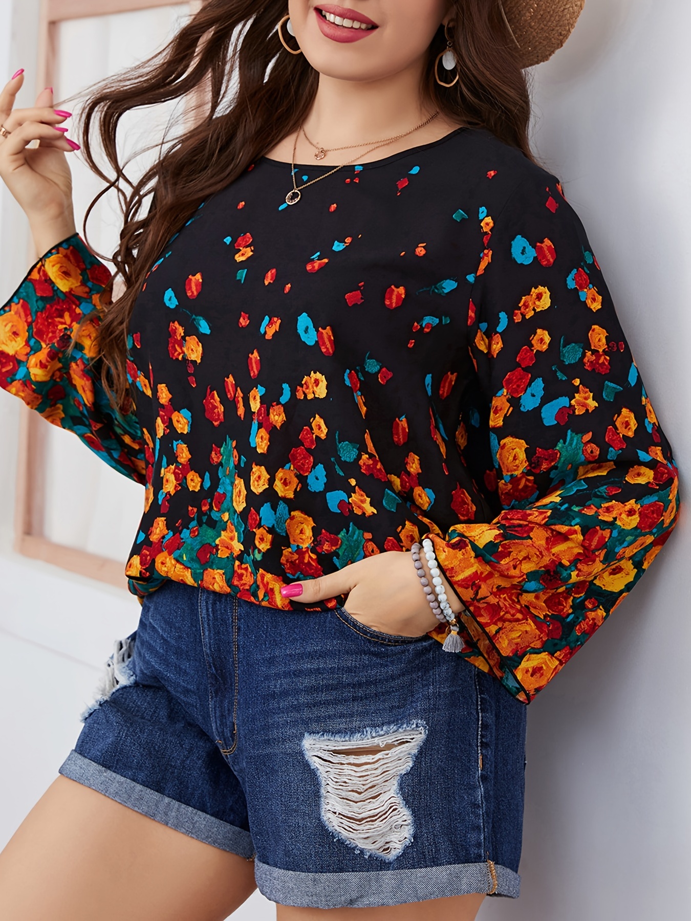 Lovely Wholesale plus size blouse design for women At An Amazing