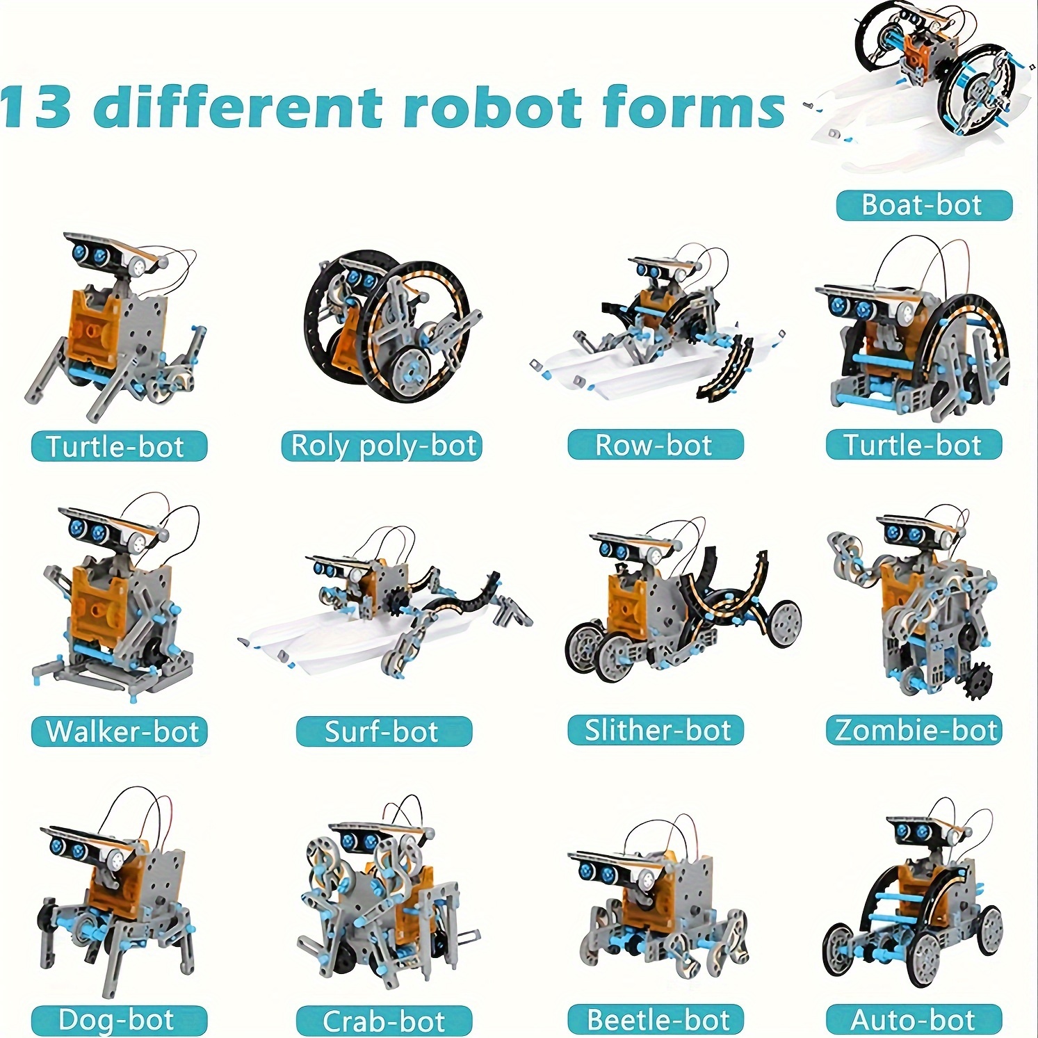 29 In 1 Stem Solar Robot Toy For Kids Diy Educational Stem - Temu