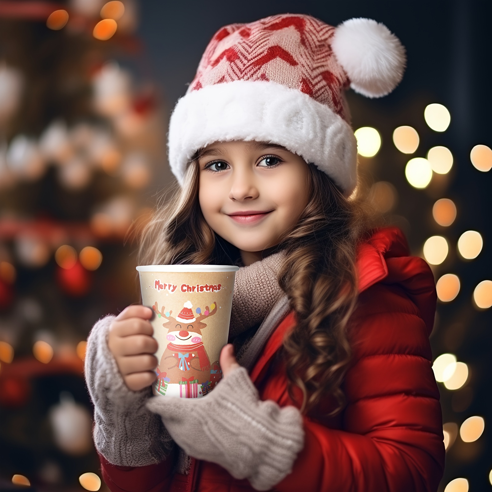 Cute Christmas Disposable Paper Cups For Coffee Hot Chocolate, 8 Different  Christmas Patterns Printing, Festive Drinkware, Xmas Tea Cups, Holiday  Party Snowman Christmas Tree Hot Cocoa Drinking Cups, Christmas Party  Supplies - Temu