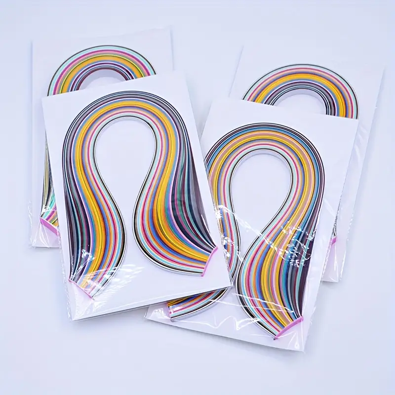 36 Colors Long Quilling Paper Strips Quilling Art Strips - Temu