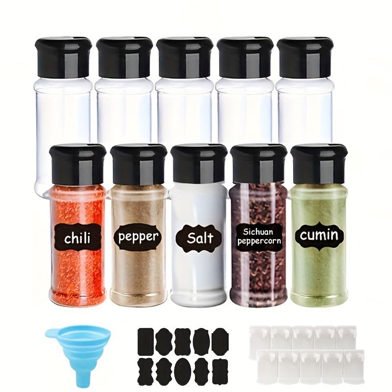 Plastic Spice Jars With Clips Spice Jar Dispenser Holder - Temu