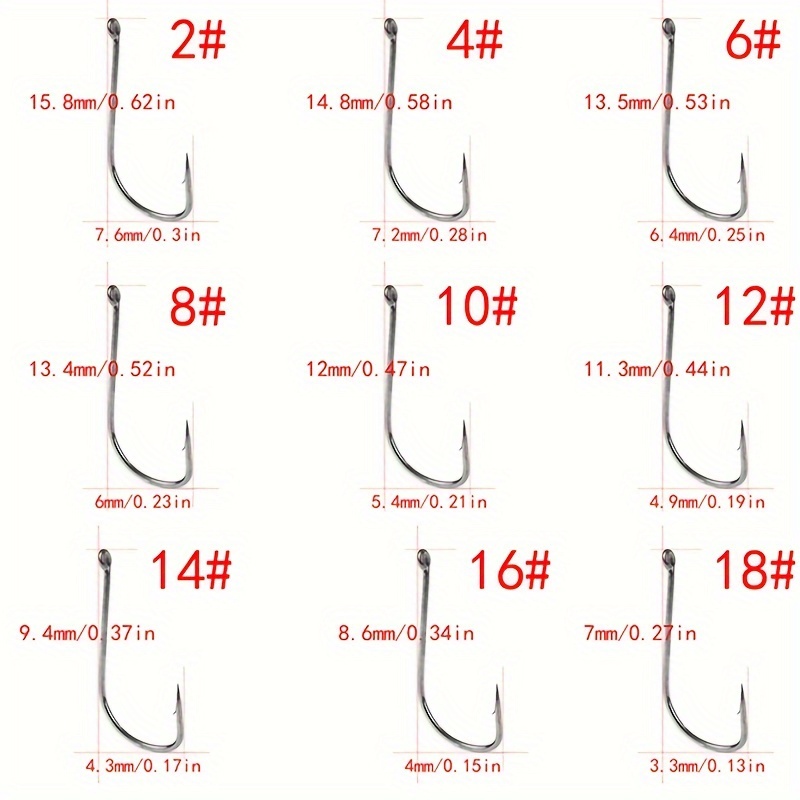 Sharp Iron Circle Hook With Barbed Fishing Accessories For - Temu